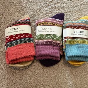 NWT YZKKE Women’s Wool Socks (3 pair bundle)